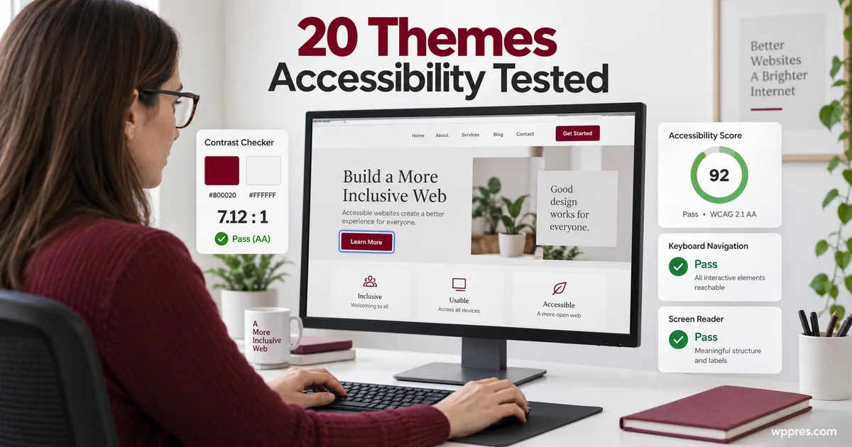 WordPress Theme Accessibility: 20 Themes Tested