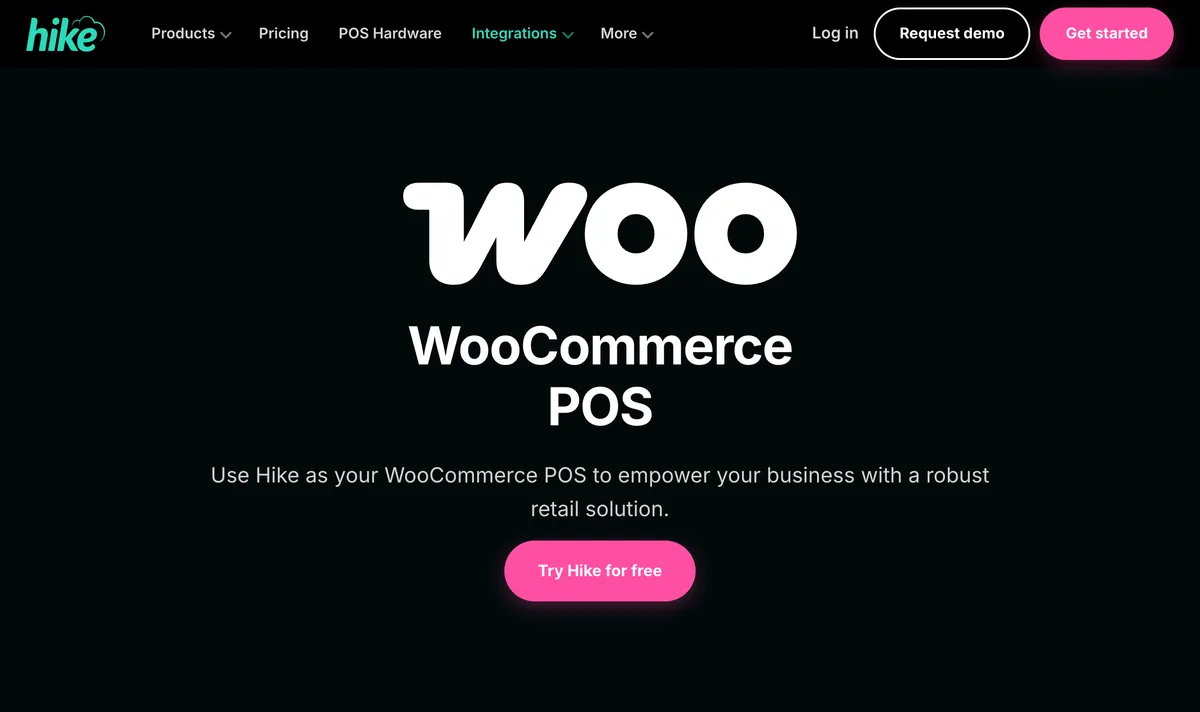 Hike POS WooCommerce integration page